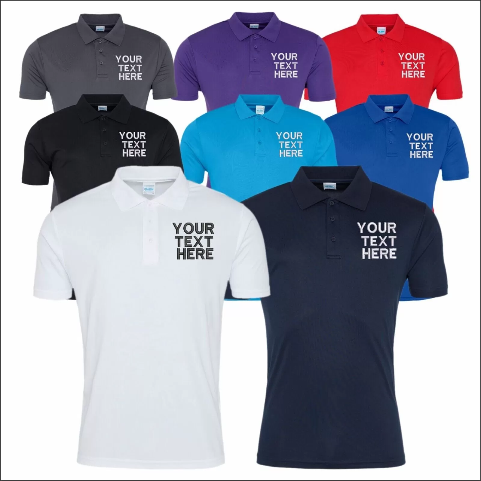 AWD Cooltex Personalised Poloshirt